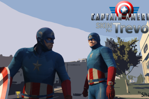 Captain America skin for Franklin And Trevor